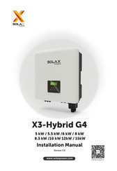 SolaX Power X3-Hybrid12.0-M Installatiehandleiding