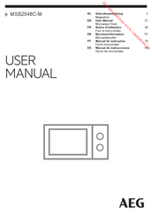 AEG MSB2548C-M Gebruiksaanwijzing