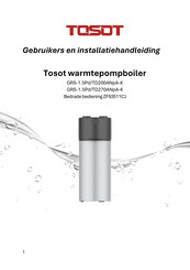 TOSOT GRS-1.5Pd/TD270ANpA-K Gebruikers- En Installatiehandleiding