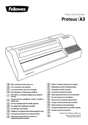 Fellowes Proteus A3 Handleiding