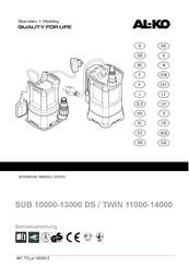 AL-KO SUB 12000 DS Handleiding