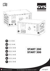 GYS START 200 Vertaling Van De Oorspronkelijke Gebruiksaanwijzing