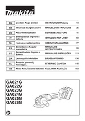 Makita GA026G Gebruiksaanwijzing