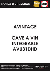 Avintage AVU31DHD Handleiding