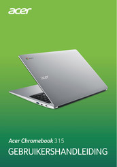 Acer Chromebook 315 Gebruikershandleiding