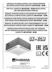 Arbonia Sabiana SK-ECM Handleiding Voor Installatie, Gebruik En Onderhoud
