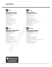 Hotpoint Ariston LSB 7M121 Gebruiksaanwijzing