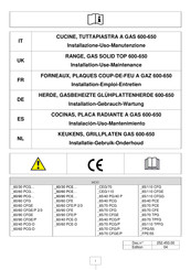 Modular 60/90 PCG Series Installatie, Gebruik En Onderhoud