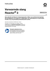 Graco Reactor 3 Instructies