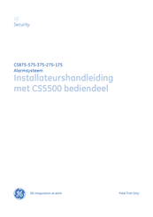 GE ARITECH CS175 Installatiehandleiding