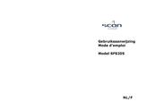 Scan Cool SFS205 Gebruiksaanwijzing