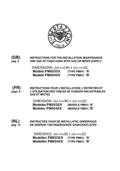 Bertazzoni PM6030X Instructies