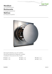 Berbel BMK-Z 125 Montagehandleiding