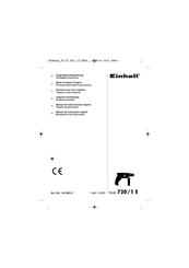 EINHELL 42.598.21 Originele Handleiding