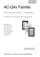 Rosslare AC-Q44 Programmeerhandleiding