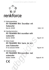 Renkforce RF-TB240WW Gebruiksaanwijzing