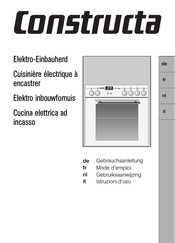 CONSTRUCTA CH26820 Gebruiksaanwijzing