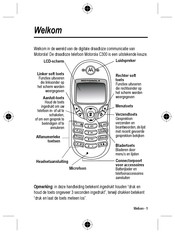 Motorola C300 Handleiding