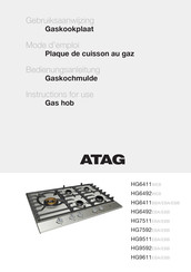 Atag HG9592EBA Gebruiksaanwijzing