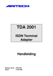 Aritech TDA 2001 Handleiding