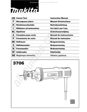 Makita 3706 Gebruiksaanwijzing