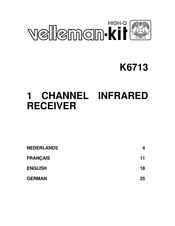 Velleman-Kit K6713 Handleiding