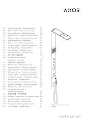 Axor ShowerComposition 110/220 12595 Series Gebruiksaanwijzing