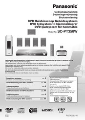 Panasonic SC-PT350W Gebruiksaanwijzing