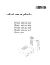 Lenovo ThinkCentre 9380 Handboek