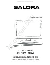 Salora 22LED3305TD Gebruikershandleiding