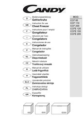 Candy CCF 110 Gebruiksaanwijzing