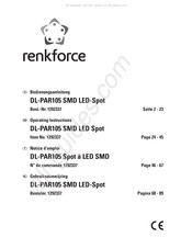 Renkforce DL-PAR105 Gebruiksaanwijzing