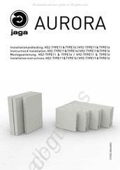 Jaga AURORA H92-TYPE11 Installatiehandleiding