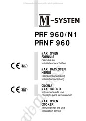 M-system PRF 960/N1 Gebruiksaanwijzing