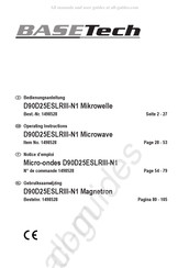 BASETech D90D25ESLRIII-N1 Gebruiksaanwijzing