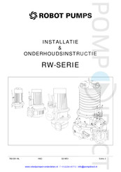 Robot Pumps RW Series Installatie- En Onderhoudsinstructies