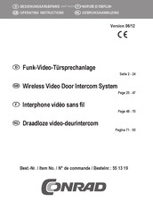 Conrad 55 13 19 Gebruiksaanwijzing