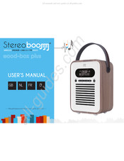 Stereoboomm wood-box plus Handleiding