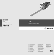 Bosch AHS 45-16 Oorspronkelijke Gebruiksaanwijzing