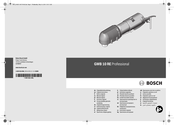 Bosch GWB 10 RE Professional Oorspronkelijke Gebruiksaanwijzing