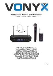 Vonyx WM82 Series Gebruiksaanwijzing