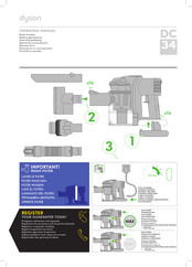 Dyson DC 34 Gebruikershandleiding