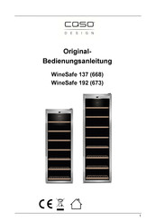 CASO DESIGN WineSafe 192 Handleiding