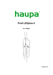 haupa Profi LEDplus II Bedieningshandleiding