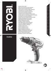 Ryobi R18PD3 Vertaling Van De Originele Handleiding