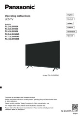 Panasonic TX-24LSW504S Gebruiksaanwijzingen