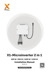 SolaX Power X1-Microinverter 2 in 1 800W Installatiehandleiding