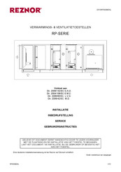 Reznor RP Series Installatie-, Inbedrijfstellings- En Onderhoudshandleiding