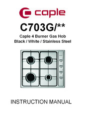 Caple C703G Series Handleiding