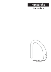 Hansgrohe Aqittura M91 210 1jet 94698 Series Handleiding